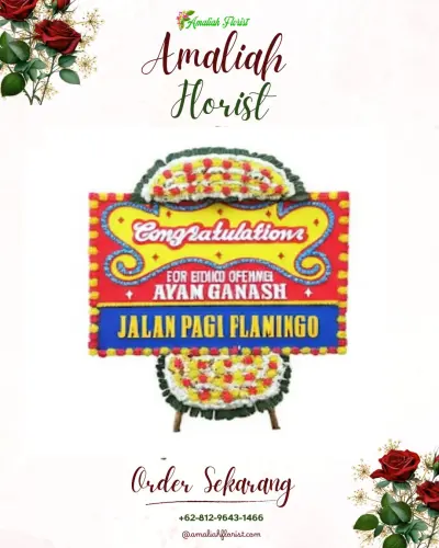 Bunga Papan Congratulation di Karangjambe